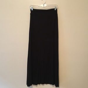 Long jersey skirt